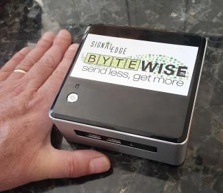 ByteWise Hardware doesn't take up much space.